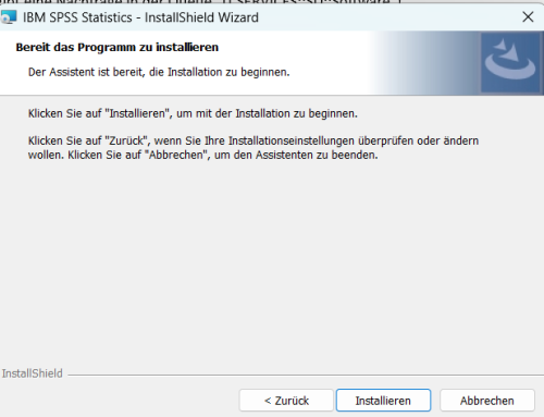 Installationstart